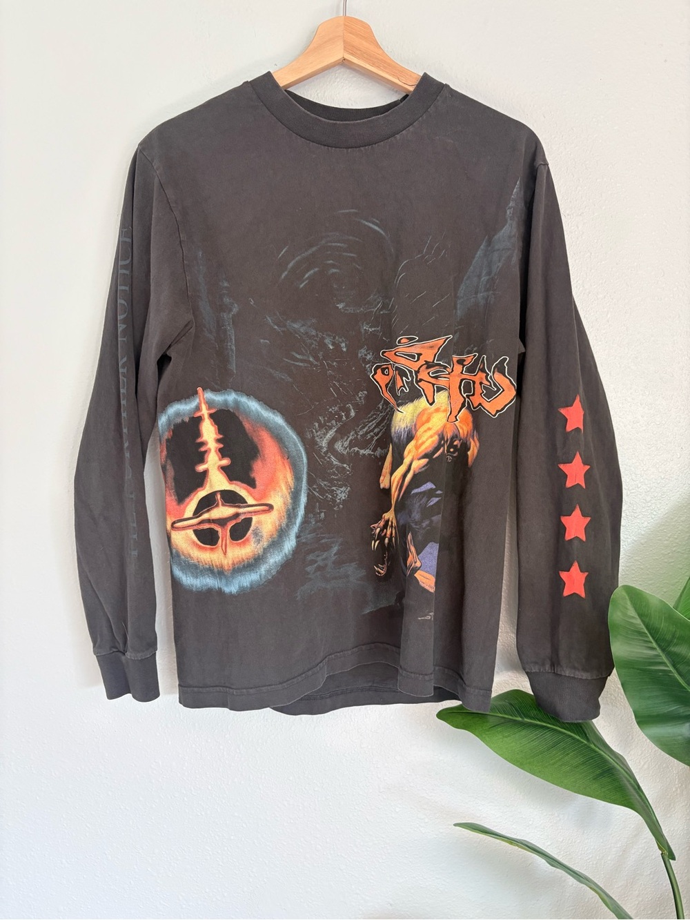 Travis Scott tour tshirt graphic Long Sleeve Shirt Star Sleeve Graphics